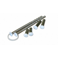 KIT 2 VIS RELIEUSES BLANC+DOUILLES BLANC KIT 2 VIS RELIEUSES BLANC+DOUILLES BLANC